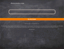 Tablet Screenshot of detoxinsta.com